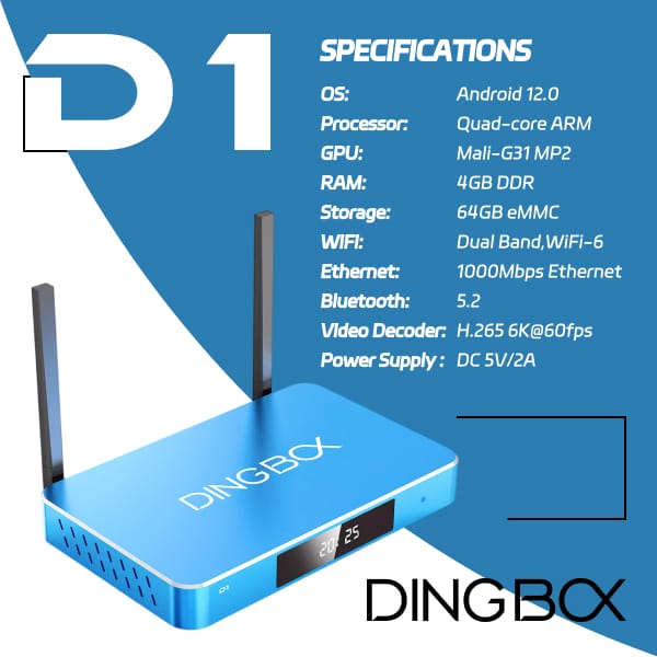 dingbox-d1-specifications