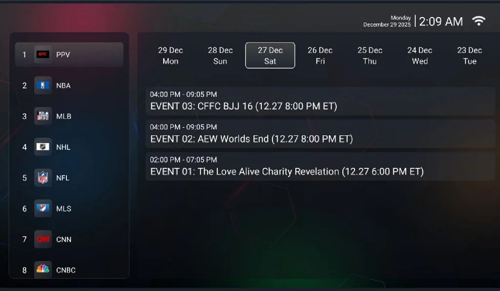 playback app interface